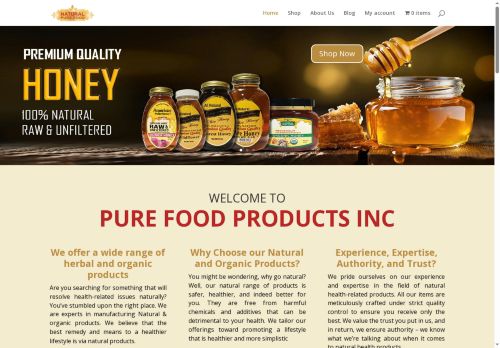 naturalpurefood.com capture - 2025-09-27 11:00:28