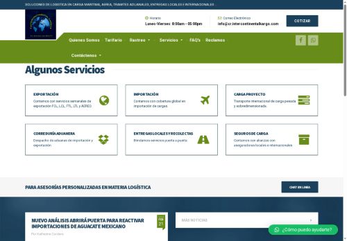 intercontinentalkargo.com capture - 2025-09-27 11:28:30