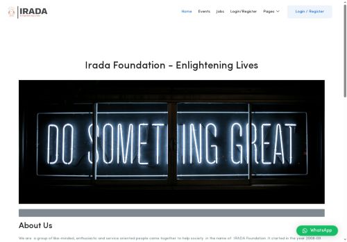 iradafoundation.com capture - 2025-09-27 11:51:52