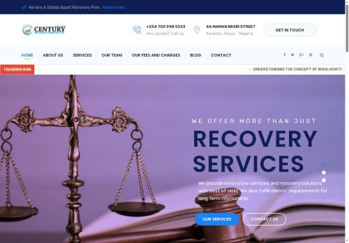 centuryrecoveryservices.com capture - 2025-09-27 12:47:49