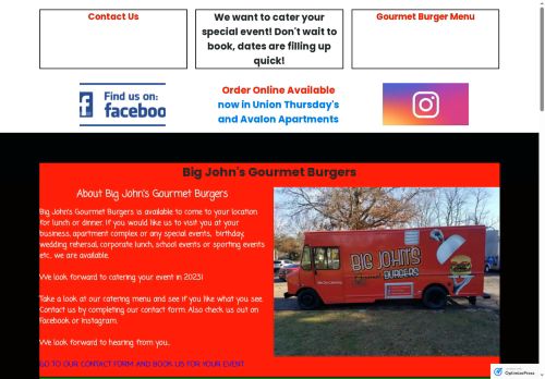 bigjohnsgourmetburgers.com capture - 2025-09-27 14:32:38