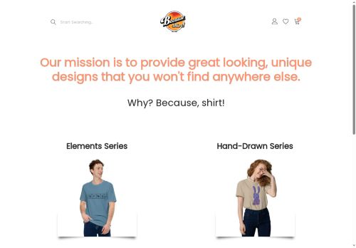 becauseshirt.com capture - 2025-09-27 15:21:03