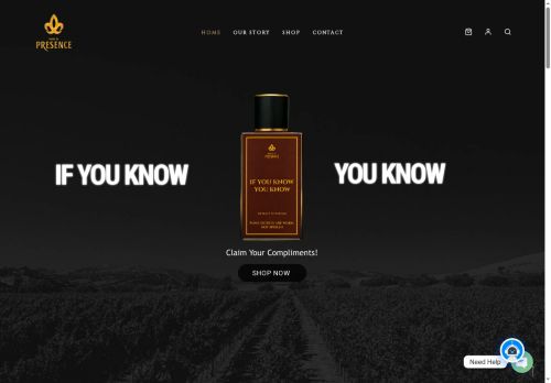 presencestore.com capture - 2025-09-27 15:25:22