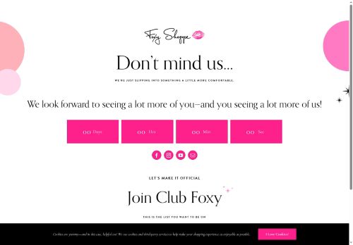 thefoxyshoppe.com capture - 2025-09-27 16:12:09