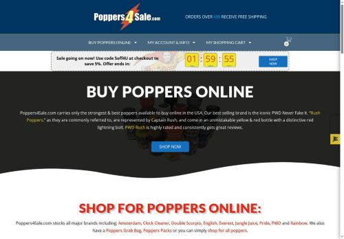 poppers4sale.com capture - 2025-09-27 18:42:03