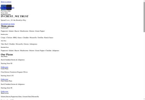 brooklynpizzaspot.com capture - 2025-09-27 21:03:30