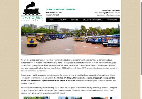 tonyquirkamusements.com capture - 2025-09-27 21:33:40