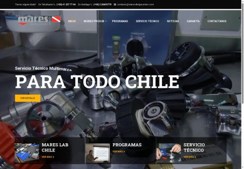 maresdivingcenter.com capture - 2025-09-27 23:33:06