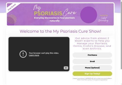 mypsoriasiscure.com capture - 2025-09-28 00:40:32