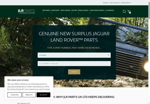 jlrpart.com capture - 2025-09-28 01:05:59