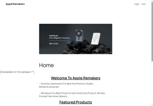 appleremaker.com capture - 2025-09-28 04:08:58