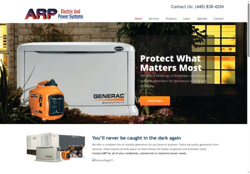 arpelectricandpowersystems.com capture - 2025-09-28 05:26:08