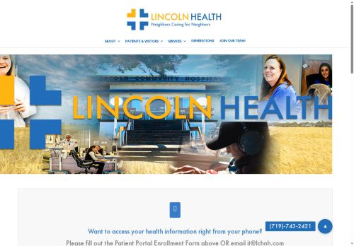 lincolncommunityhospital.com capture - 2025-09-28 09:51:27