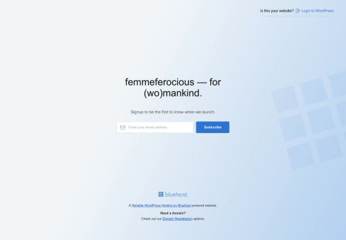 femmeferocious.com capture - 2025-09-28 10:29:52