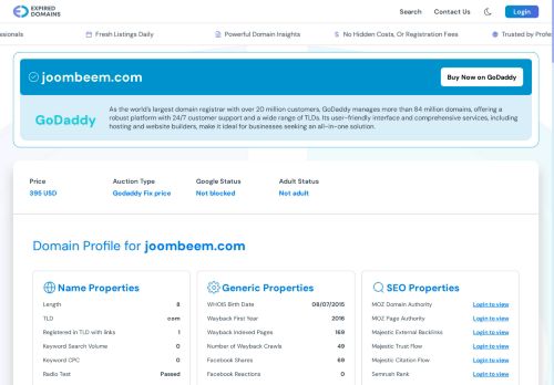 joombeam.com capture - 2025-09-28 12:41:41