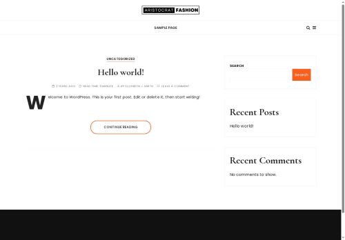aristocratfashion.com capture - 2025-09-28 13:10:16