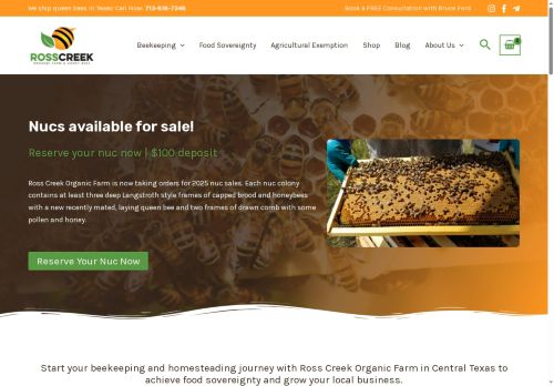 rosscreekorganicfarm.com capture - 2025-09-28 15:35:56