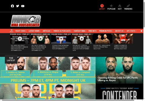 theoddscast.com capture - 2025-09-28 17:09:12