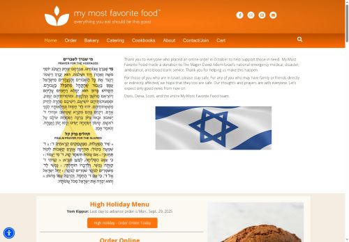 mymostfavoritefood.com capture - 2025-09-28 17:40:45