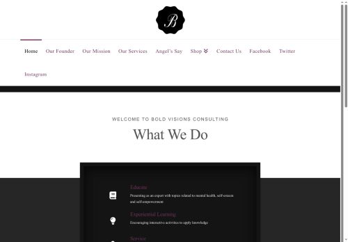 boldvisionsconsulting.com capture - 2025-09-28 22:56:35