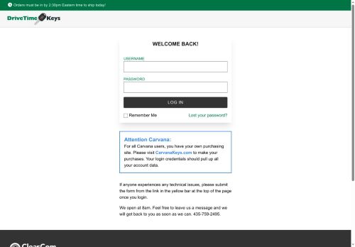 drivetimekeys.com capture - 2025-09-28 23:55:49
