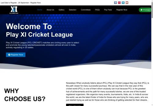 pclcricket.com capture - 2025-09-29 01:20:46