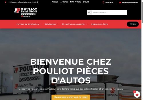 piecesautoslevis.com capture - 2025-09-29 01:53:39