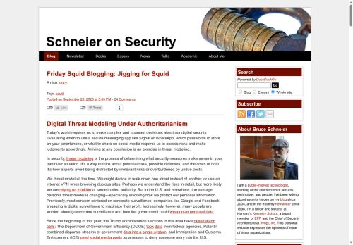 bruceschneier.com capture - 2025-09-29 03:12:55