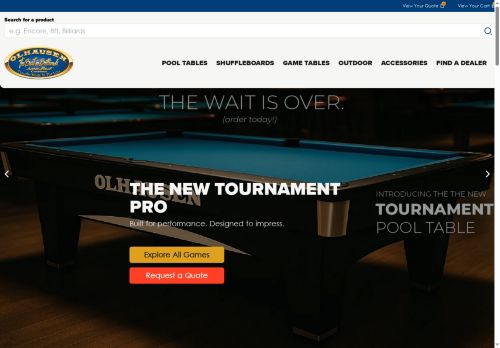 olhausenpooltables.com capture - 2025-09-29 04:54:47