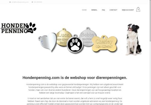 hondenpenning.com capture - 2025-09-29 05:54:50