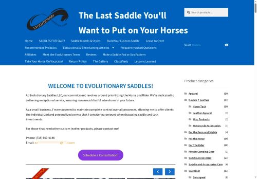 evolutionarysaddles.com capture - 2025-09-29 07:49:06