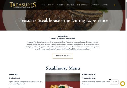 treasuressteakhouse.com capture - 2025-09-29 09:53:57
