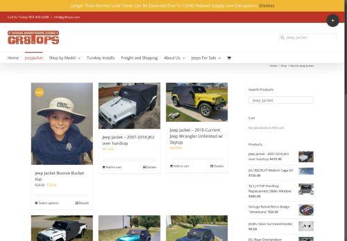 jeepsoftop.com capture - 2025-09-29 12:33:06