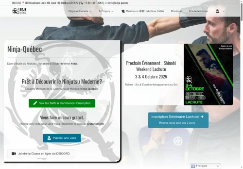 ninja-quebec.com capture - 2025-09-29 15:15:22