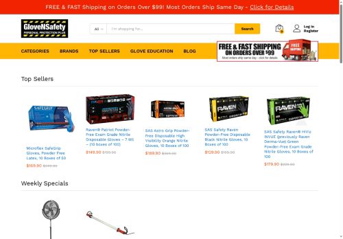 gloveandsafety.com capture - 2025-09-29 17:36:53