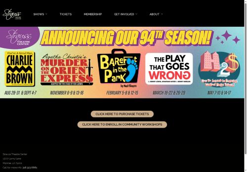strausstheatrecenter.com capture - 2025-09-29 18:36:29