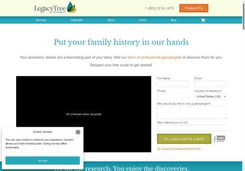 familytreegenealogists.com capture - 2025-09-29 19:57:33