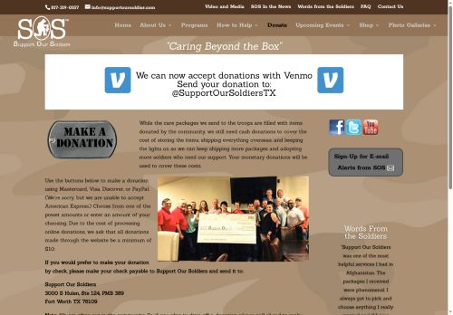 sosdonate.com capture - 2025-09-29 21:07:46