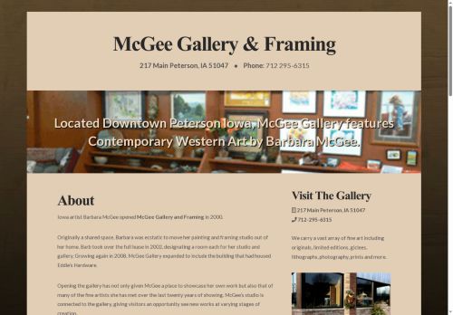 mcgeegallery.com capture - 2025-09-29 21:59:06