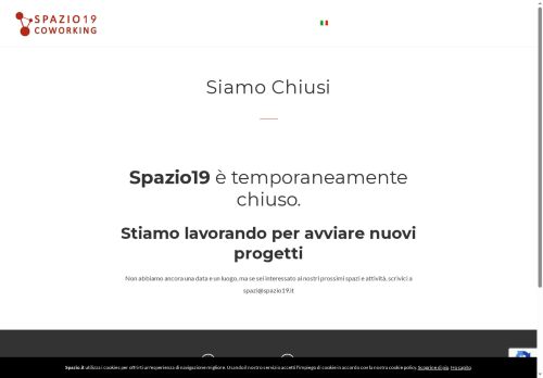 spazio19.com capture - 2025-09-30 00:11:10