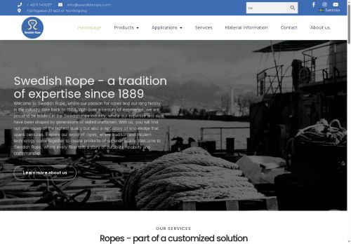 swedishrope.com capture - 2025-09-30 00:13:12