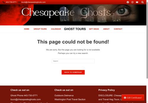 oceancityghost.com capture - 2025-09-30 01:28:08