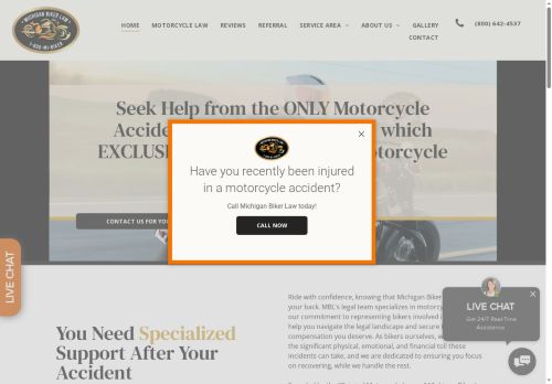 michiganbikerlawyer.com capture - 2025-09-30 04:35:48