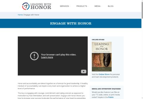 engagewithhonor.com capture - 2025-09-30 05:58:08