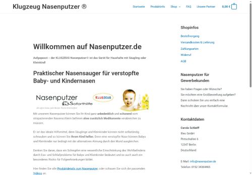 nasenputzer.com capture - 2025-09-30 06:59:27