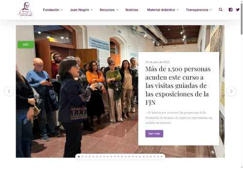 fundacionjuannegrin.com capture - 2025-09-30 07:03:28