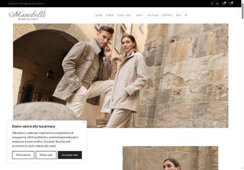 mandelli-luxury.com capture - 2025-09-30 14:16:32