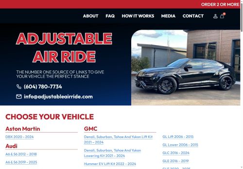 adjustableairrides.com capture - 2025-09-30 16:01:31