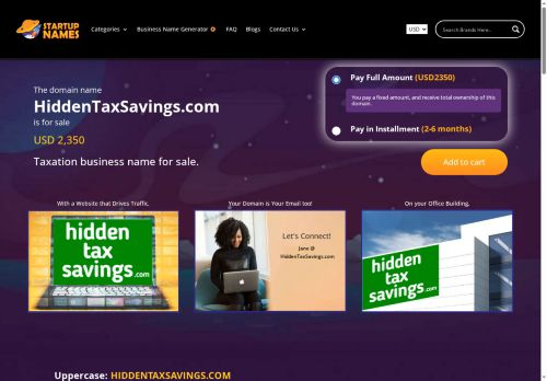 hiddentaxsavings.com capture - 2025-09-30 20:04:00