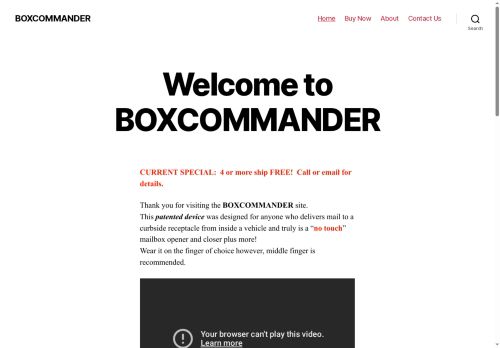 boxcommander.com capture - 2025-09-30 21:38:27